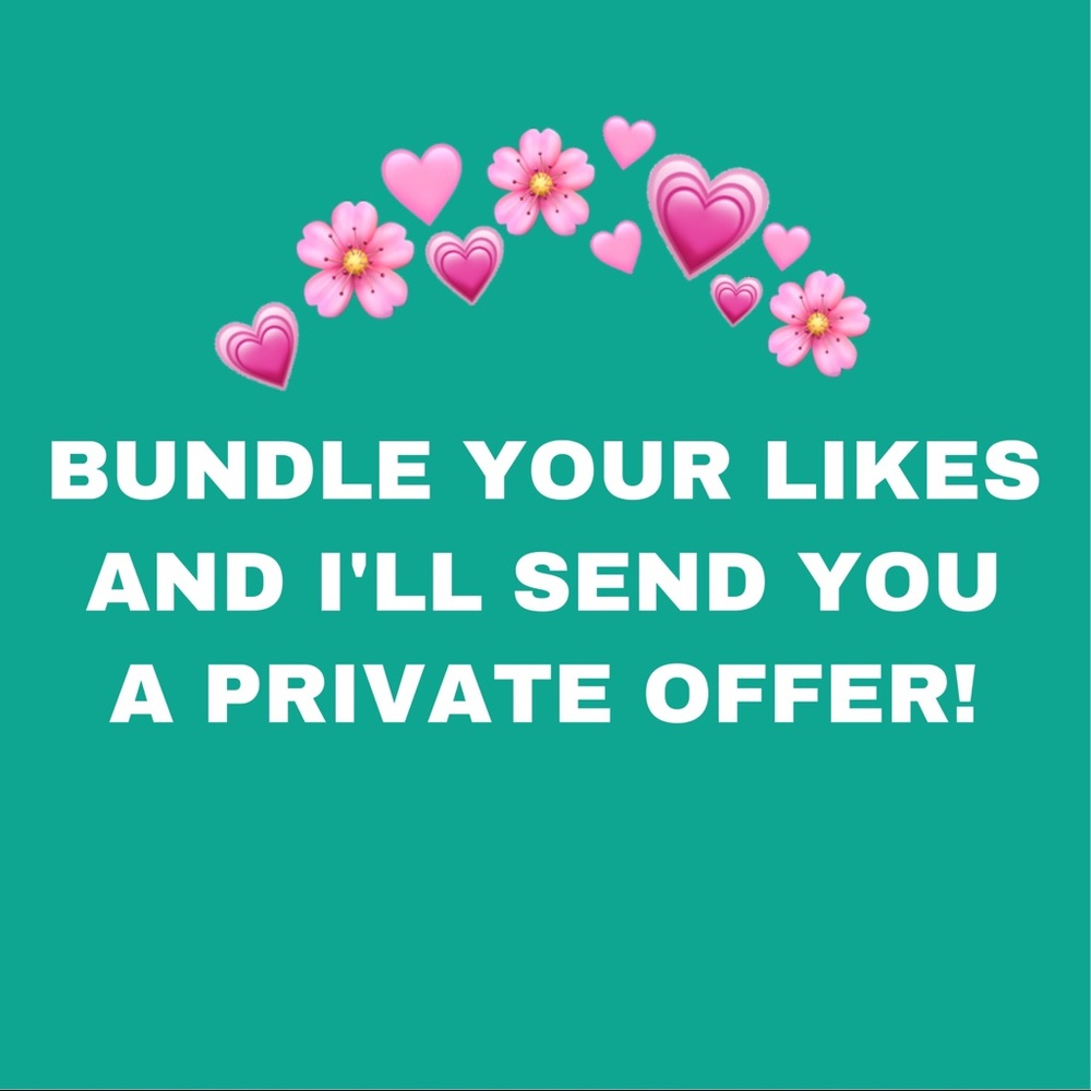 💞 BUNDLE THE ITEMS YOU LIKE